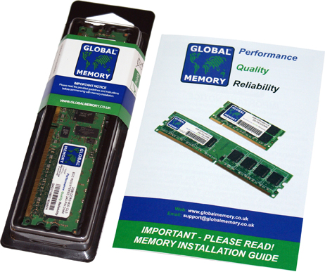 1GB DDR2 400/533/667/800MHz 240-PIN ECC REGISTERED DIMM (RDIMM) MEMORY RAM FOR DELL SERVERS/WORKSTATIONS (1 RANK CHIPKILL)